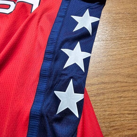 Nike USA Basketball Olympics Jersey Blank Women's L Red Navy Stars Stars DD1568 - Picture 11 of 15